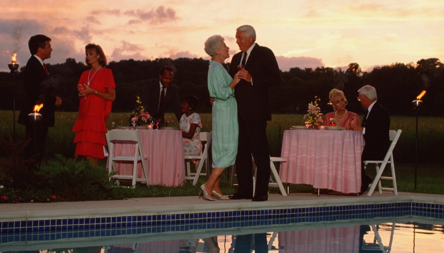 The venue for an anniversary party should be booked six months to one year in advance.
