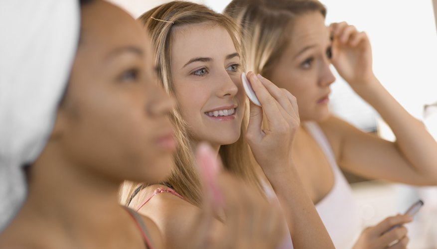Put olive oil on a cotton pad and use it as eye makeup remover.