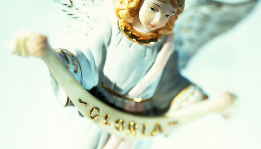 Angels are used symbolically in tales and music to represent heaven.