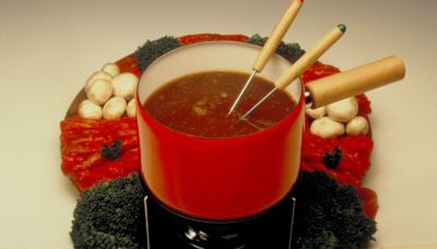 Always use the right fuel for a fondue.