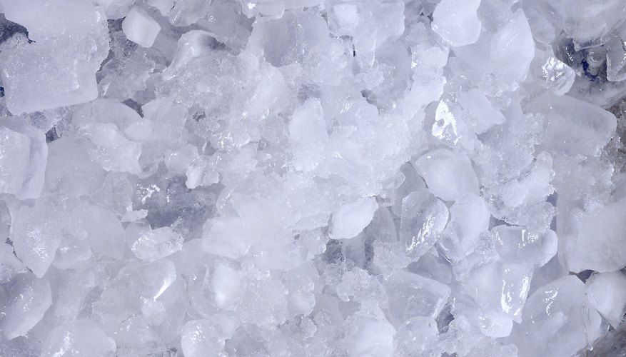 The first ice box used packed ice to keep contents cold.
