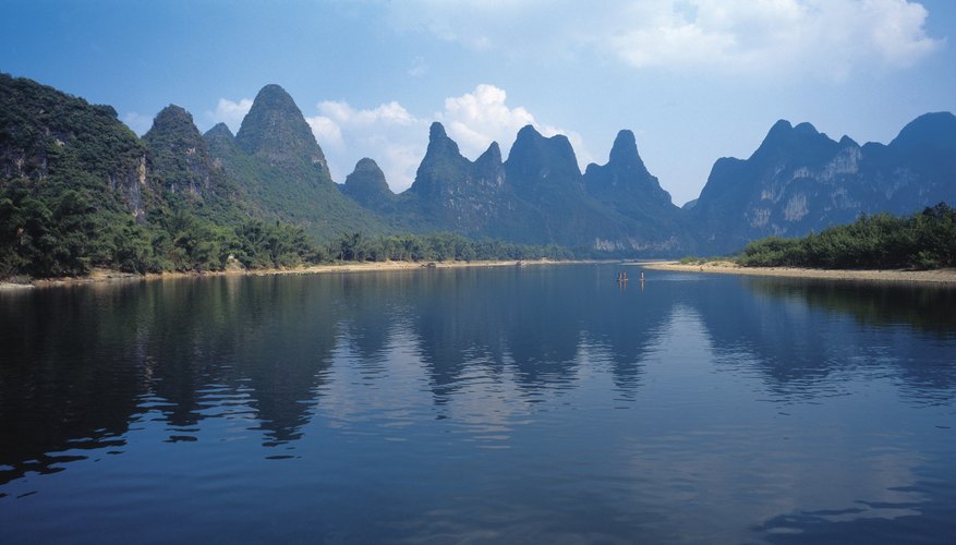 Mountains and rivers, such as these, are sacred spaces in the Taoist belief system