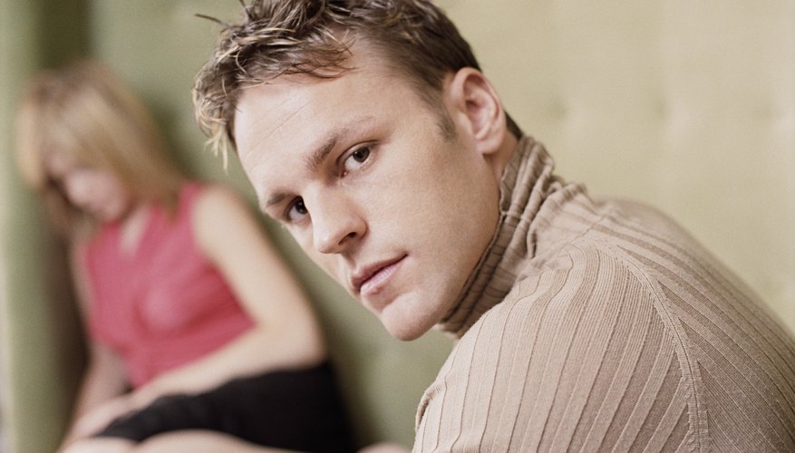 Your boyfriend may be separating himself from you by spending more time with others.