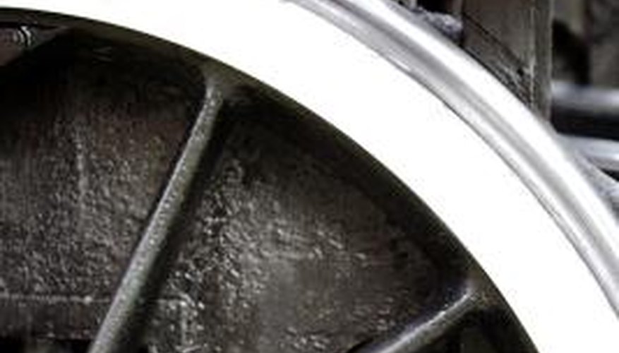 The brake shoes in trains use white cast iron as their coating for its superior wear restistance.