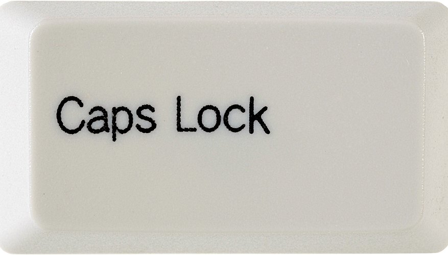 Typing in all caps in an email or text message is like shouting.