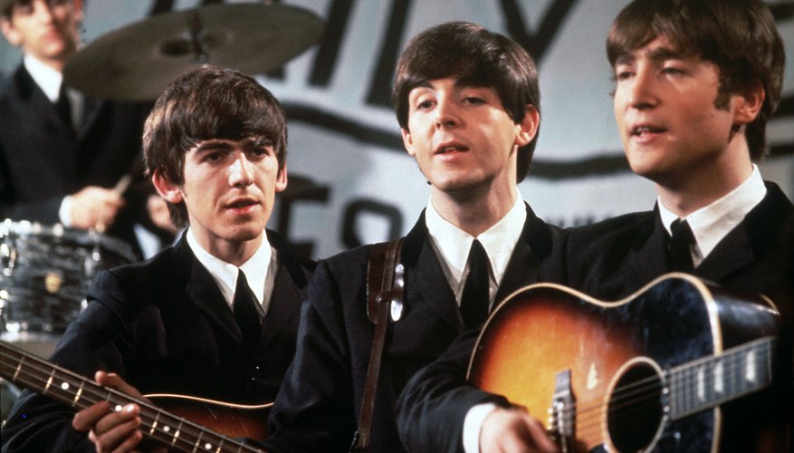 The Beatles performing in 1963.