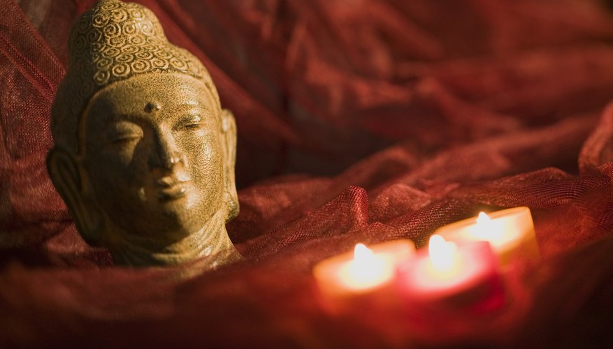 Some aesthetic Buddhist ritual tools.