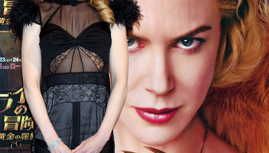 Nicole Kidman sports a single ringlet ponytail.