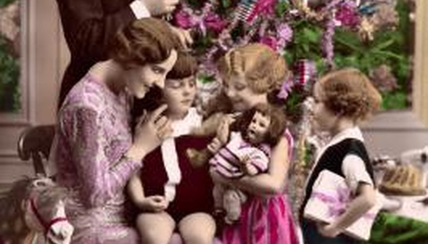 Victorian era children often looked like perfect, little dolls.