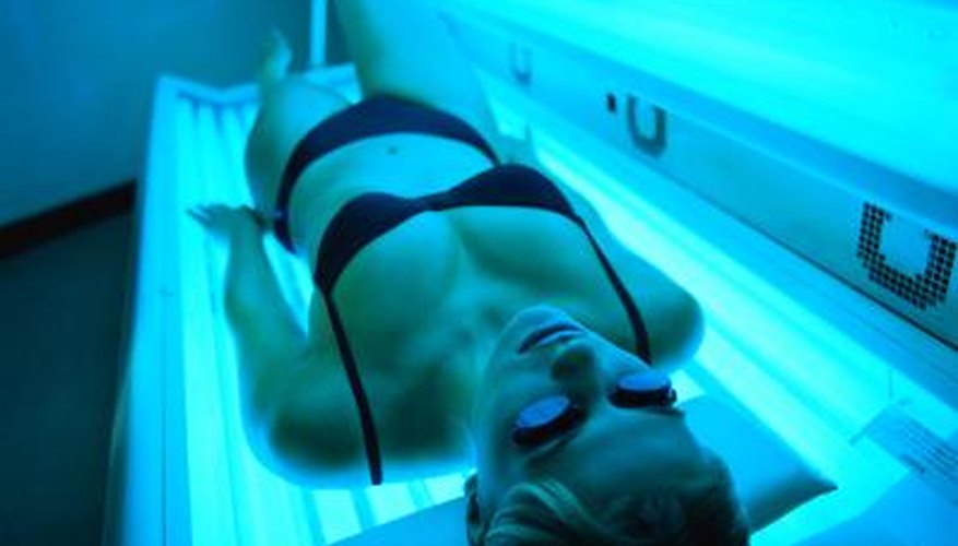 Tingle lotions are used in tanning beds to accelerate a tan's development.