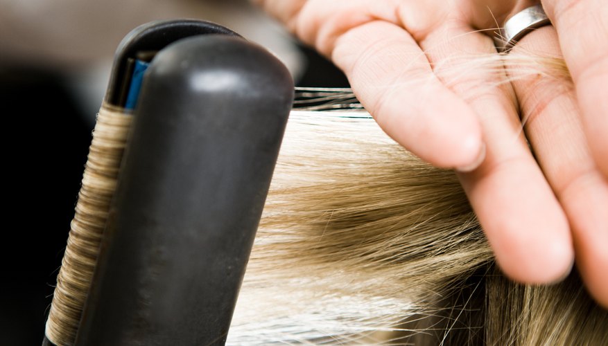 Straightening your hair can be damaging if you're not careful.