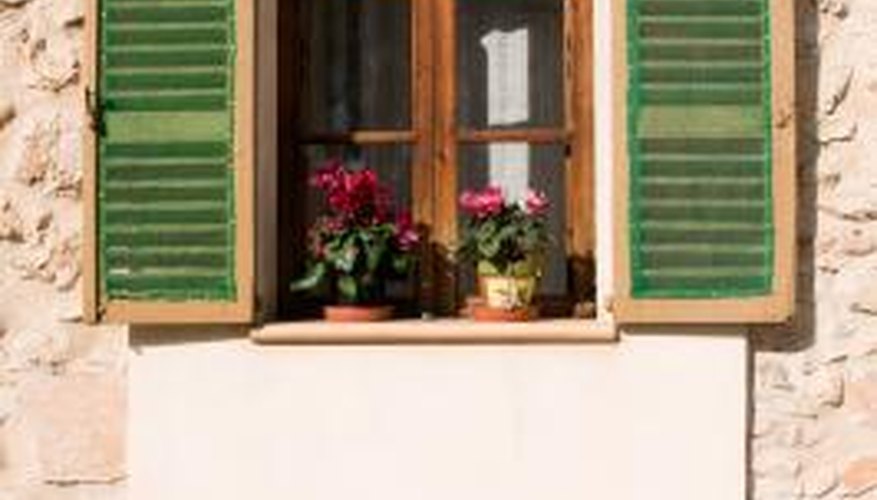 South-facing window sills weather faster than other windows.