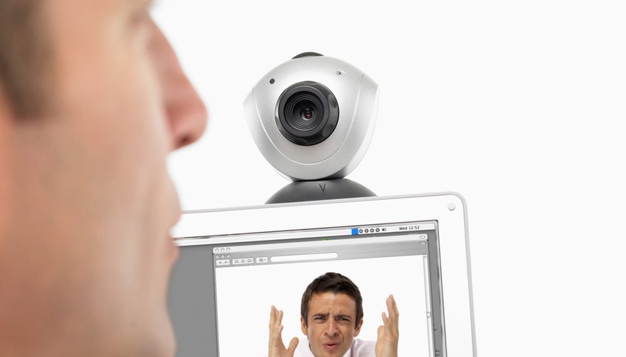 Tablet devices can act as a computer webcam through apps.