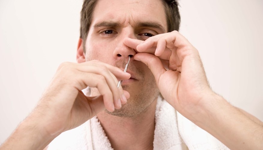 Small amounts of nose hair help keep germs at bay.