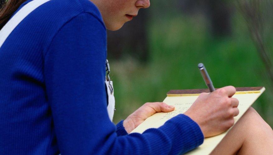 Pen a romantic letter to express your feelings to him.