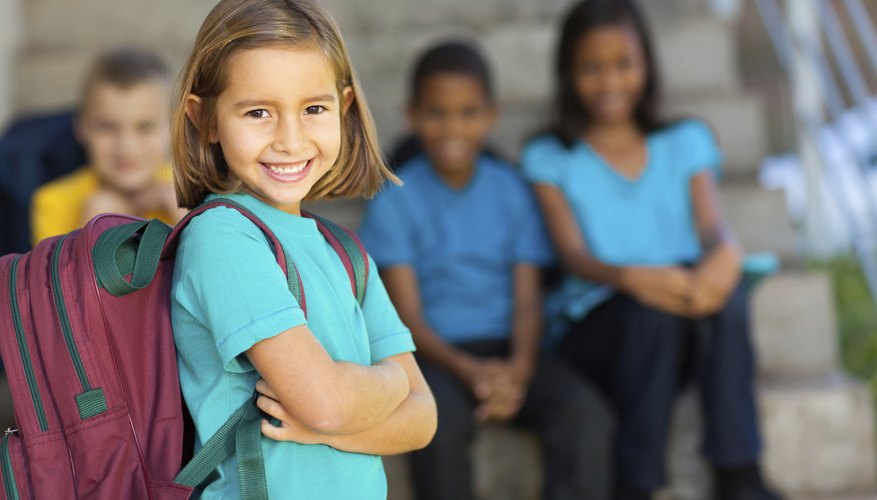 Student wearing backpack.