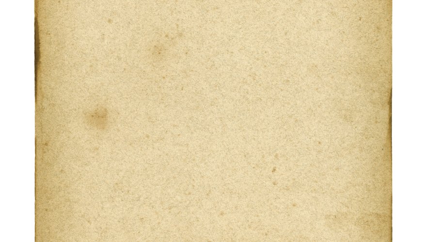 Old-looking parchment adds believability to treasure hunting games.
