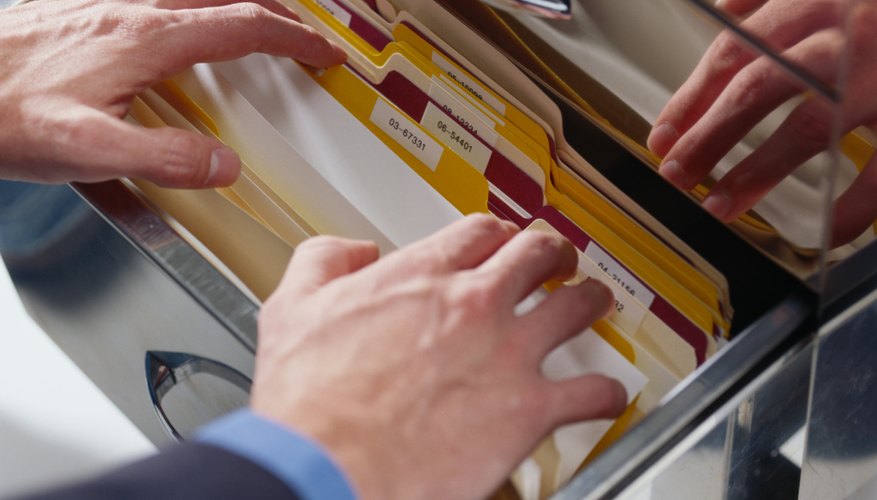 There are many different ways to organize files and folders.