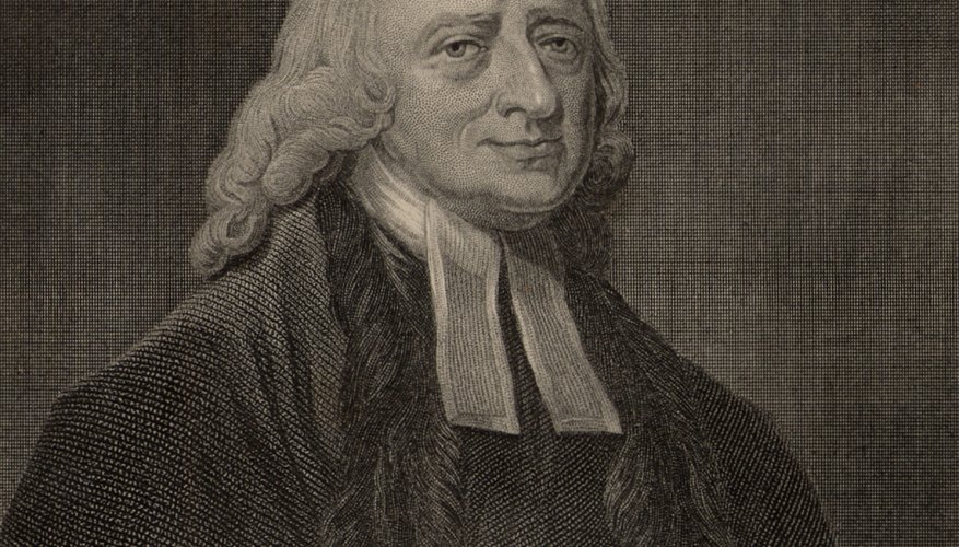 Wesleyans and Methodists emulate the teachings of John Wesley.