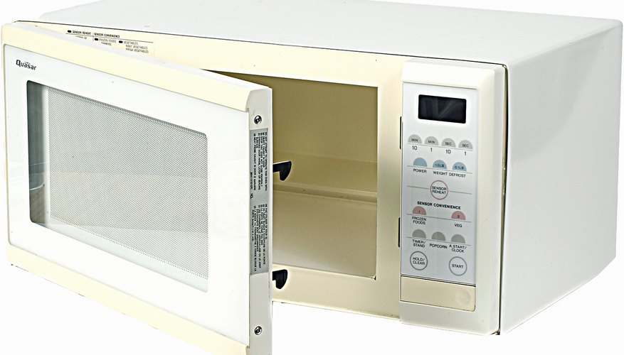 Clean a microwave oven after each use.