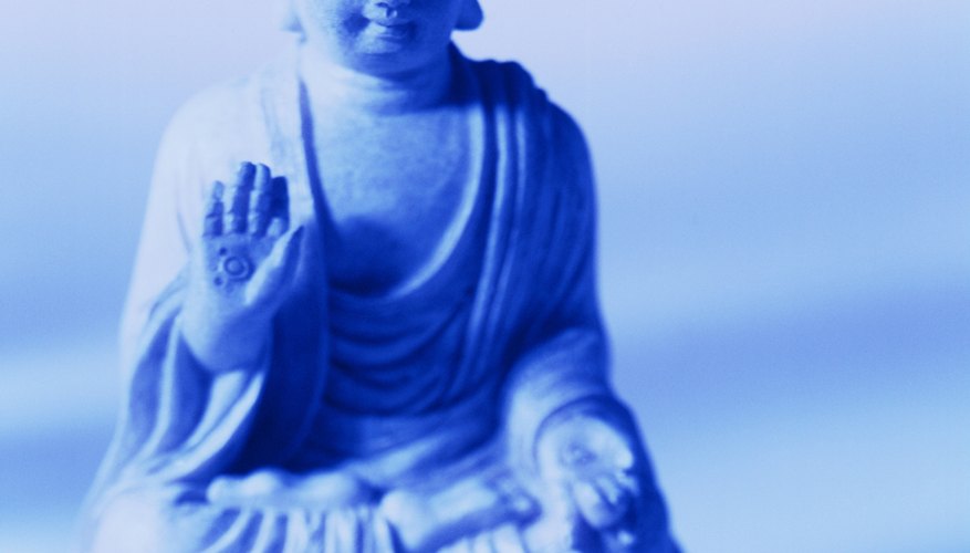 The chief component of a Buddhist altar is a statue or picture of the Buddha.