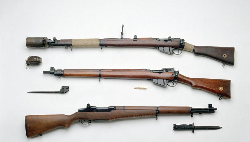 Soldiers and Marines still used bayonets in World War II.