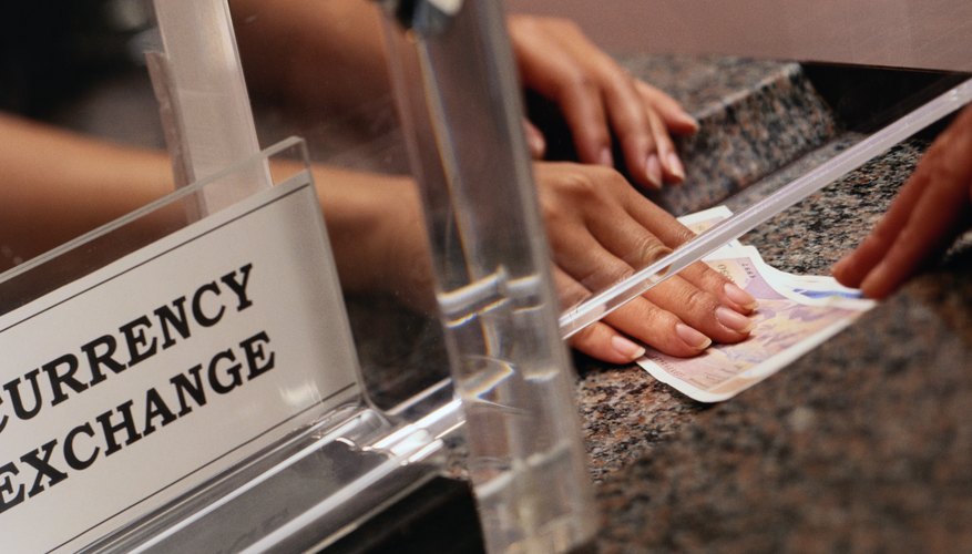 A declining dollar loses power when compared with other currencies.
