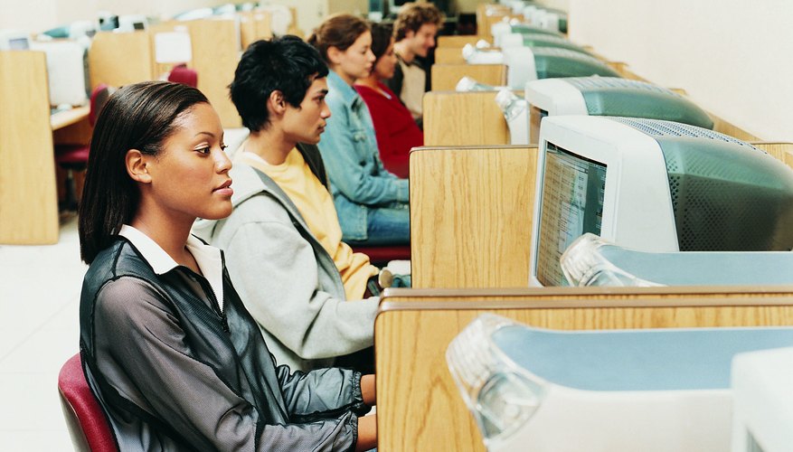 You can take both the GRE and GMAT on a computer.