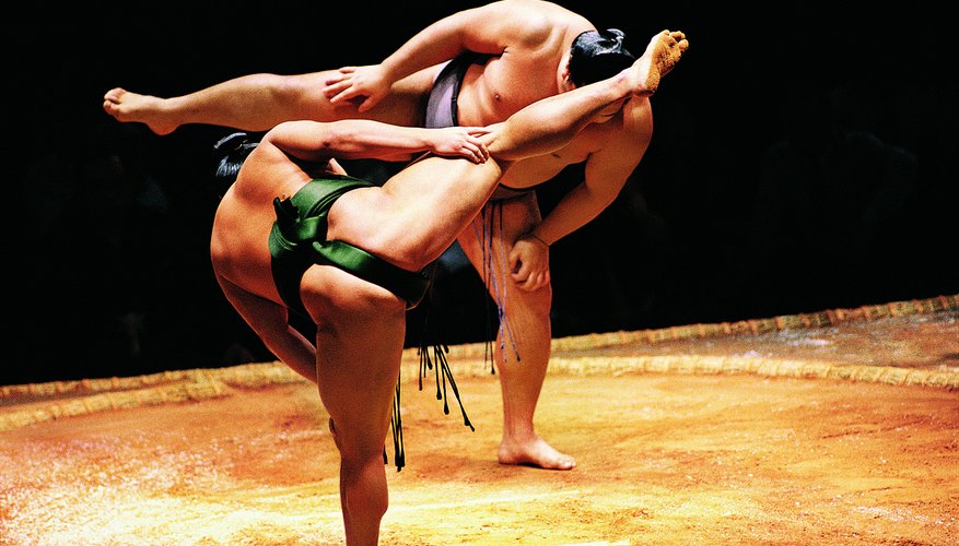 Sumo matches are steeped in Shinto tradition.
