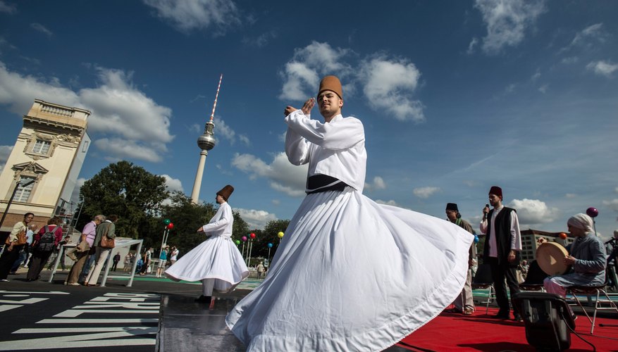 Sufi dances evoke the spiritual significance of the circle in dance.
