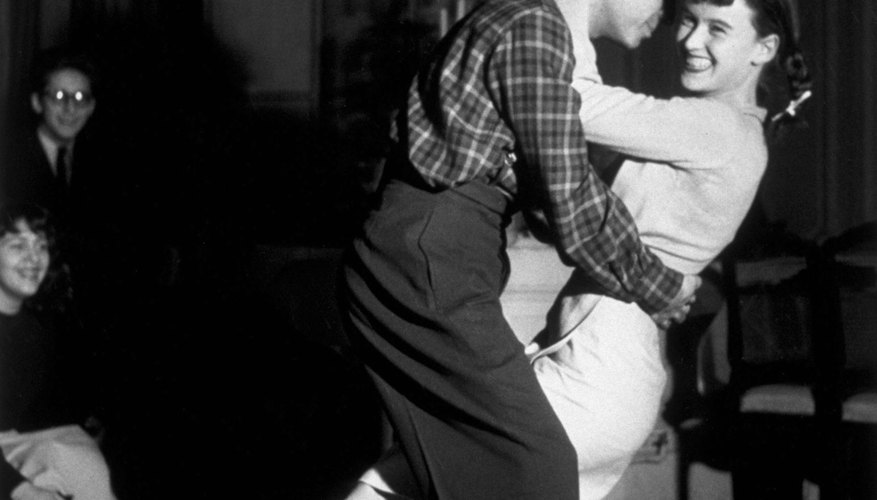 Swing dancing swept the nation as big bands dominated the airwaves in the early 1940s.