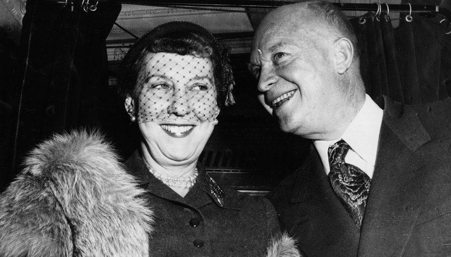 Mamie Eisenhower made bangs popular during the 1950s.