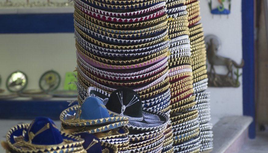 Stacks of sombreros