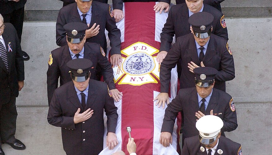 A Catholic funeral emphasizes the message of Christian salvation.