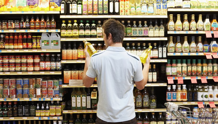 student at grocery store