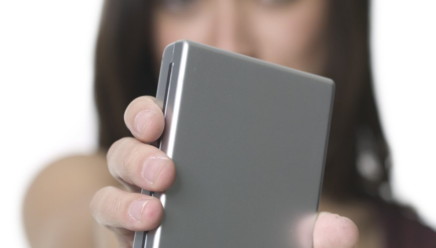 Portable drives often contain regular, internal hard drives, mounted in an enclosure.