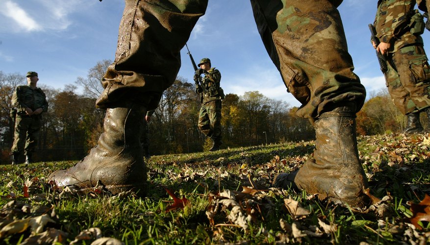 ROTC cadets learning battlefield tactics