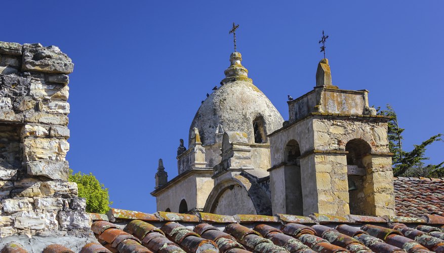Carmel Mission was the first in California to have a stone church.