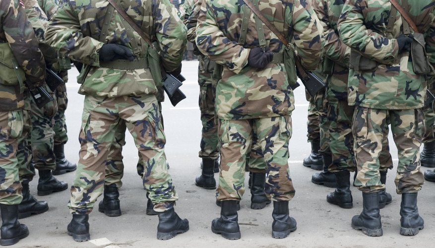 Army soldiers.