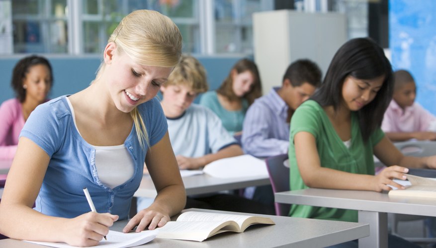 Students in class room