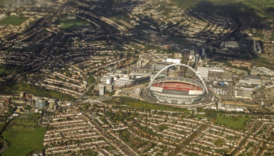 Try to model Wembley stadium.