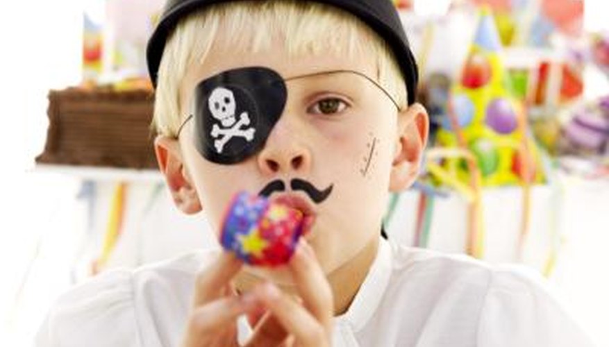 Teach children how to talk like pirates at a pirate-themed birthday party.