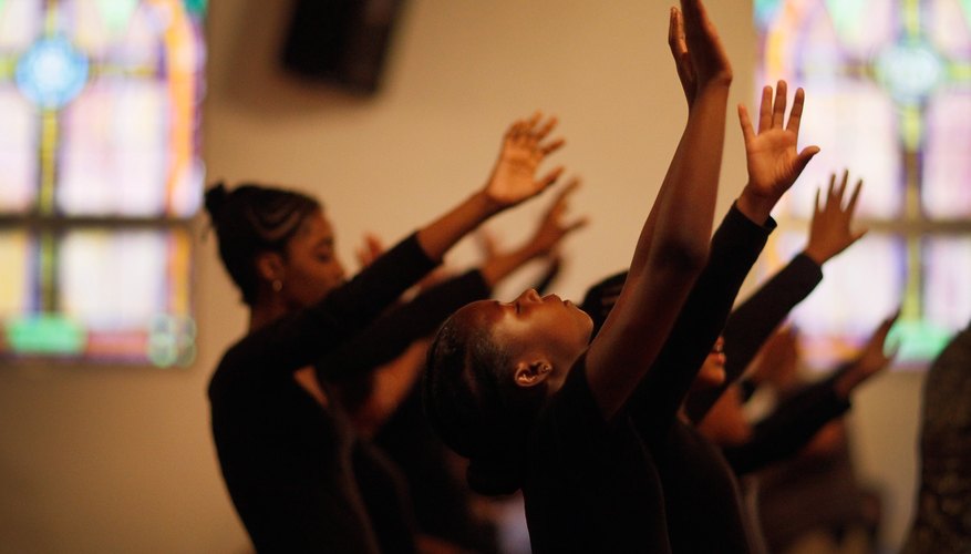Praise dance can express community emotions, such as at this prayer service for Trayvon Martin at Allen Chapel A.M.E. Church in Florida.