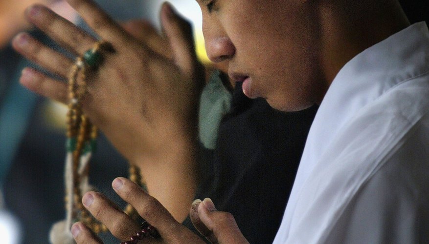 Some Buddhists shave their heads in mourning for the deceased.