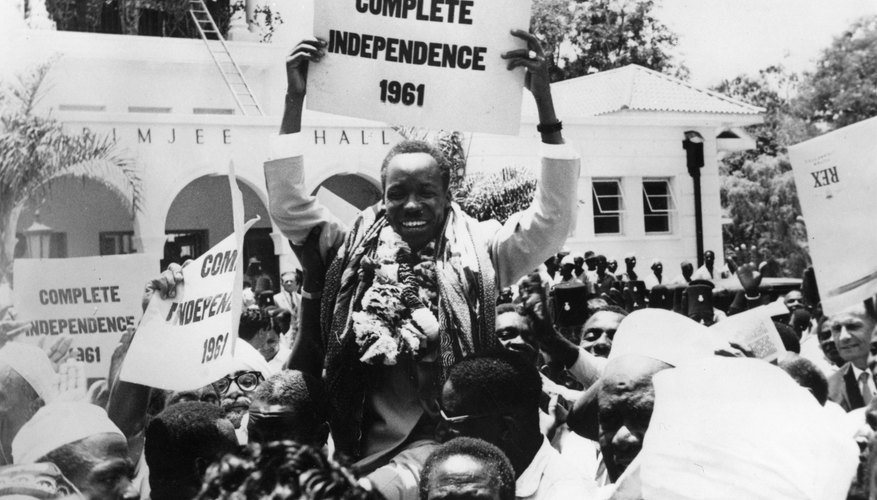 Tanganyikans celebrate independence in the streets of Dar es Salaamin in 1961.