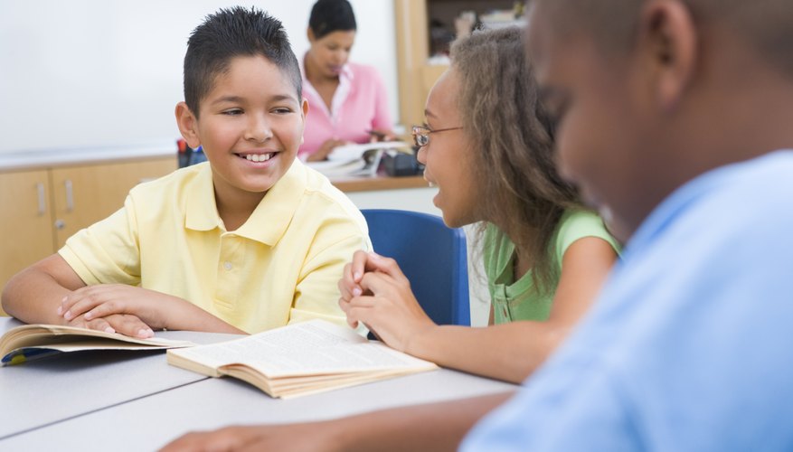 Students working in classroom.
