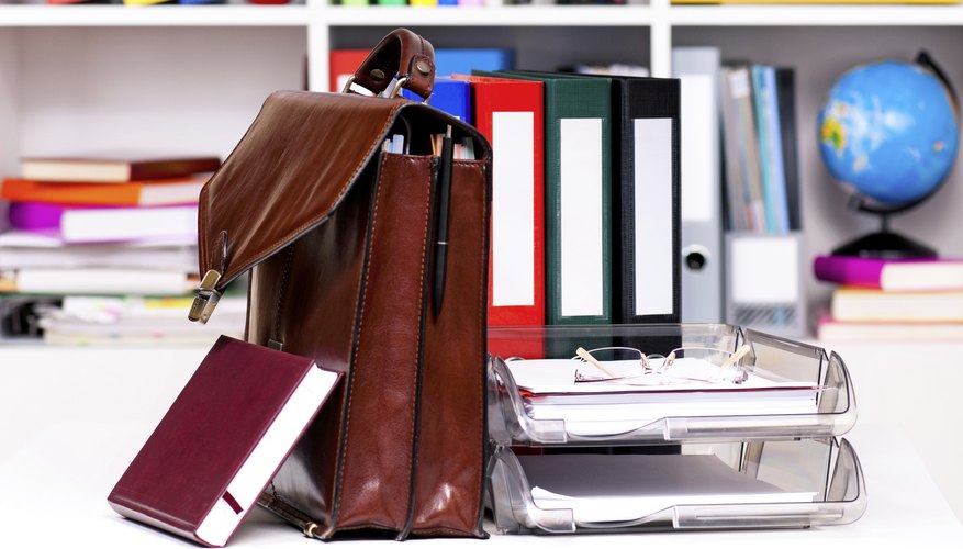 Portfolios provide students with a central location to keep completed work and materials.