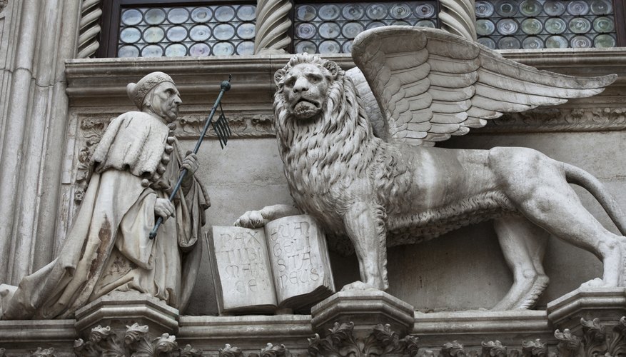 The winged lion of St. Mark.