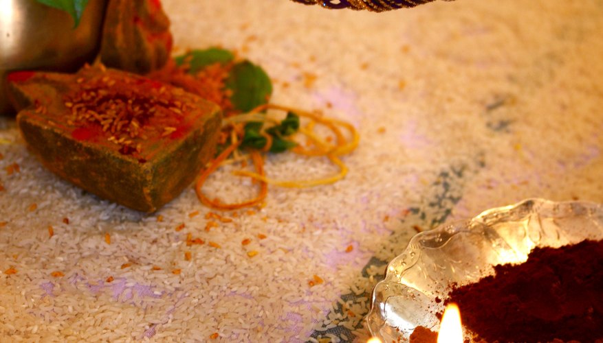 Rice is celebrated as a symbol of prosperity in Hinduism.