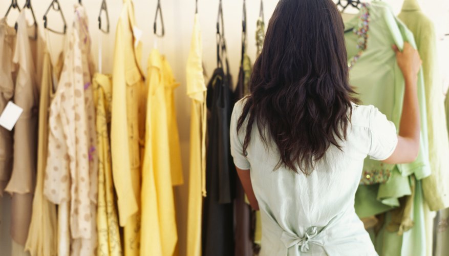 Avoid fabrics that will crease or stain easily.